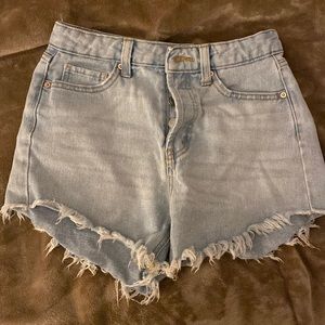 Womens wild fable high rise jean shorts
